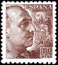 Spain 1940 Franco 10 PTS Brown Edifil 935. España 935. Uploaded by susofe